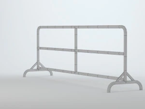 Road Barrier 3D Model