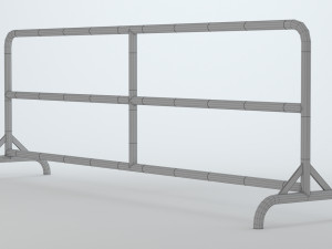 Road Barrier Model 3D