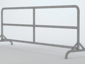 Road Barrier 3D Model
