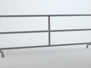 Road Barrier 3D Model