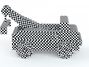 Wooden Toy Car Truck Collection Model 3D