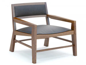 Aruba Armchair Sofa and Table 3D Model