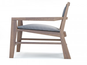Aruba Armchair Sofa and Table Model 3D