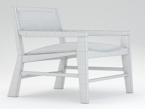 Aruba Armchair Sofa and Table Model 3D