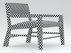 Aruba Armchair Sofa and Table Model 3D