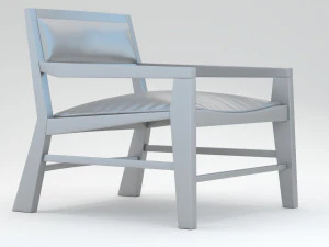 Aruba Armchair Sofa and Table 3D Model