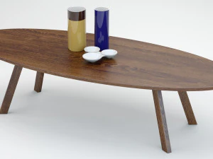Aruba Armchair Sofa and Table 3D Model