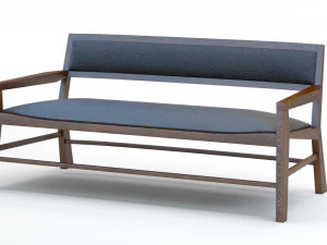 Aruba Armchair Sofa and Table 3D Model