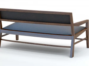 Aruba Armchair Sofa and Table 3D Model