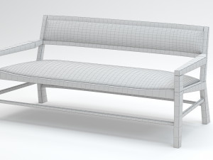 Aruba Armchair Sofa and Table Model 3D
