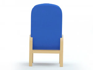 High Back Armchair 3D Model
