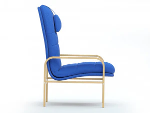 High Back Armchair 3D Model