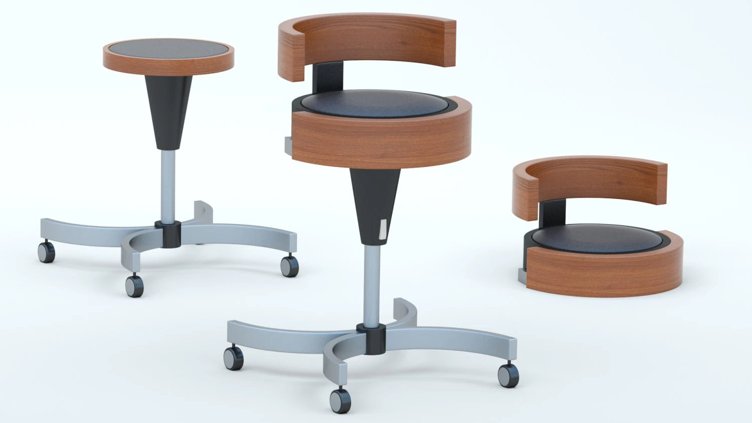 D-Tach Chair 3D Model .c4d .max .obj .3ds .fbx .stl .blend 