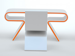 Omega Chair and Desk Model 3D