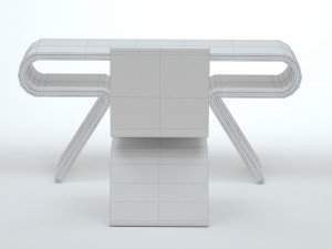 Omega Chair and Desk Model 3D