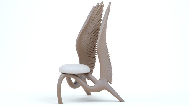 Sycamore Chair Model 3D .c4d .max .obj .3ds .fbx .stl .blend 