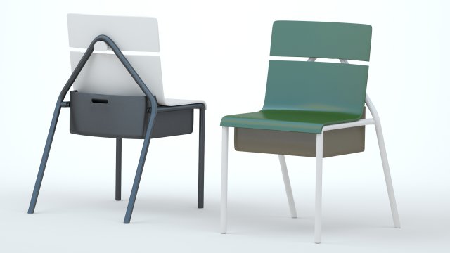 Afford Chair 3D 모델 .c4d .max .obj .3ds .fbx .stl .blend
