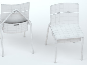 Afford Chair 3D 모델