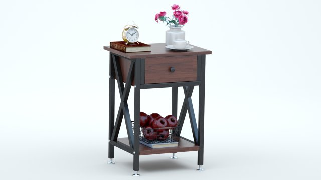 VECELO Table Night Stand Modèle 3D .c4d .max .obj .3ds .fbx .stl .blend 
