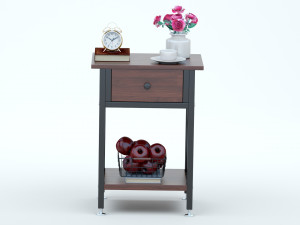 VECELO Table Night Stand Modèle 3D