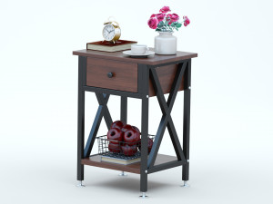 VECELO Table Night Stand Modèle 3D