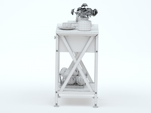 VECELO Table Night Stand Modèle 3D