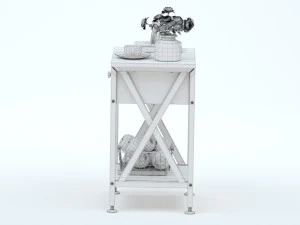 VECELO 테이블 나이트 스탠드 3D 모델