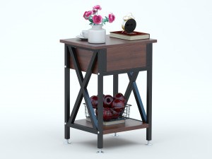 VECELO Table Night Stand Modèle 3D