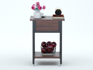 VECELO Table Night Stand Modèle 3D