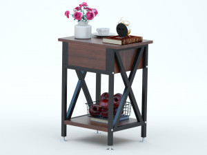 VECELO Table Night Stand Modèle 3D