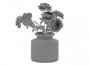 VECELO Table Night Stand Modèle 3D