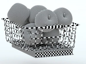 VECELO 테이블 나이트 스탠드 3D 모델