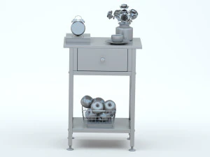 VECELO 테이블 나이트 스탠드 3D 모델