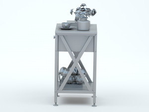VECELO Table Night Stand Modèle 3D