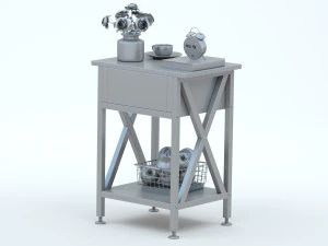 VECELO 테이블 나이트 스탠드 3D 모델