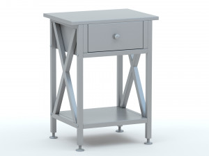 VECELO Table Night Stand Modelo 3D