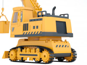 Toy Crane Super Power 3D Model