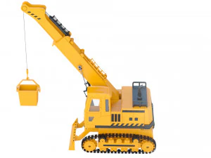 Toy Crane Super Power 3D Model