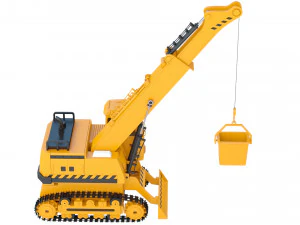 Toy Crane Super Power 3D Model