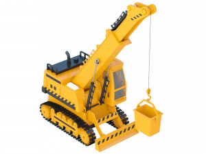 Toy Crane Super Power 3D मॉडल