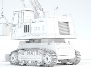 Toy Crane Super Power 3D मॉडल