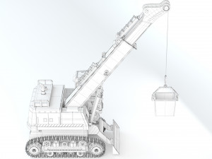 Toy Crane Super Power 3D मॉडल