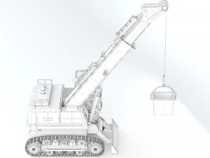 Toy Crane Super Power 3D Model