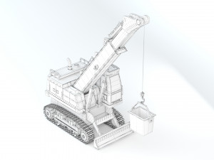 Toy Crane Super Power 3D मॉडल