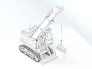 Toy Crane Super Power 3D Model