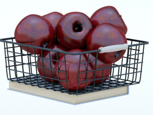 Basket of Apples 3D Модель
