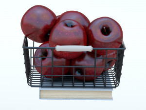 Basket of Apples 3D Модель