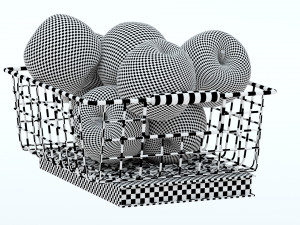 Basket of Apples 3D Модель