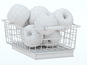 Basket of Apples 3D Модель