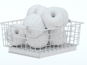 Basket of Apples 3D Модель